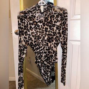 Open Back Mesh Bodysuit